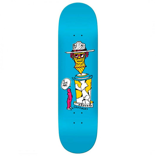 Krooked Gonz Art Lover Skateboard Deck 8.38"