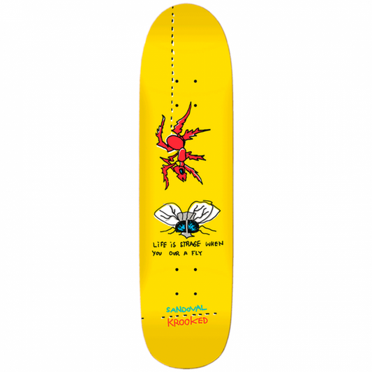 Krooked Ronnie Sandoval Fly Skateboard Deck 8.25"