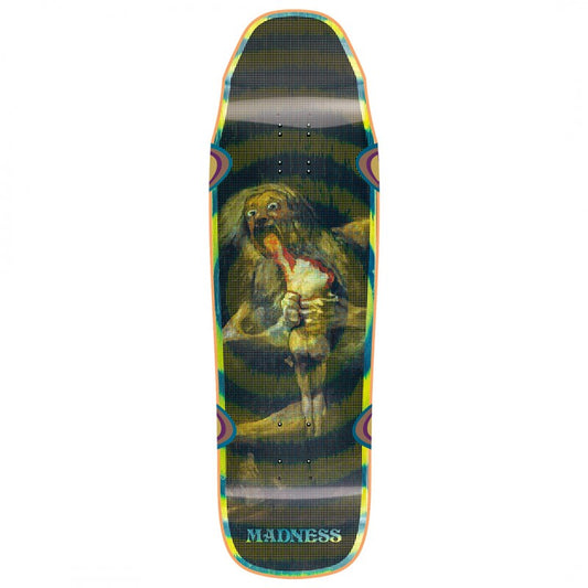 Madness Halftone Son Green Swirl Skateboard Deck 9.5"