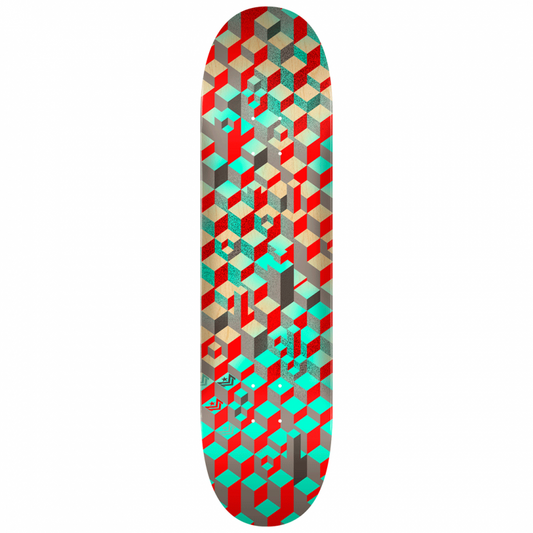 Mini Logo Pattern Grate Skateboard Deck 7.75"