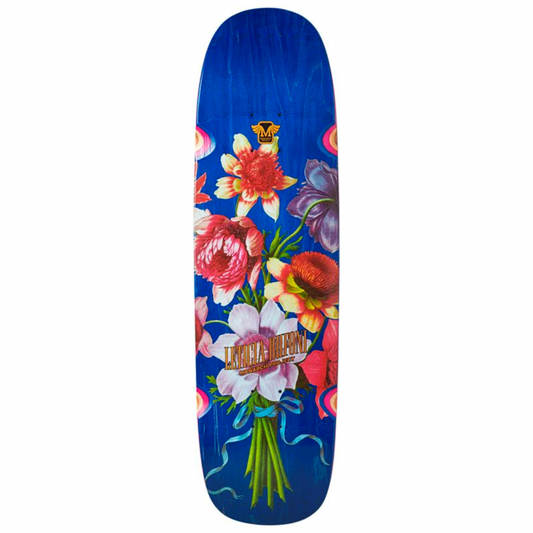 Monarch Leticia Bufoni Botanic Squared Blue R7 Skateboard Deck 8.75"
