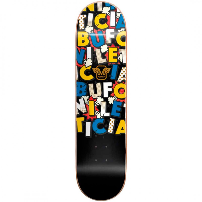 Monarch Leticia Bufoni Rialto Red Skateboard Deck 8.0