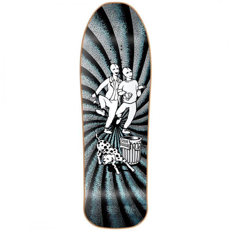 New Deal Steve Douglas Chums Black Skateboard Deck 9.75"