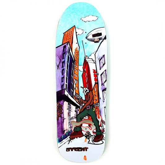 New Deal Danny Sargent Invader Slick Skateboard Deck 9.25"