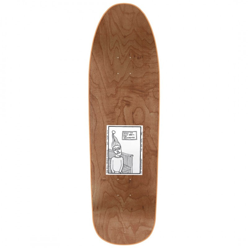 New Deal Ed Templeton Bullman Brown Skateboard Deck 9.35"