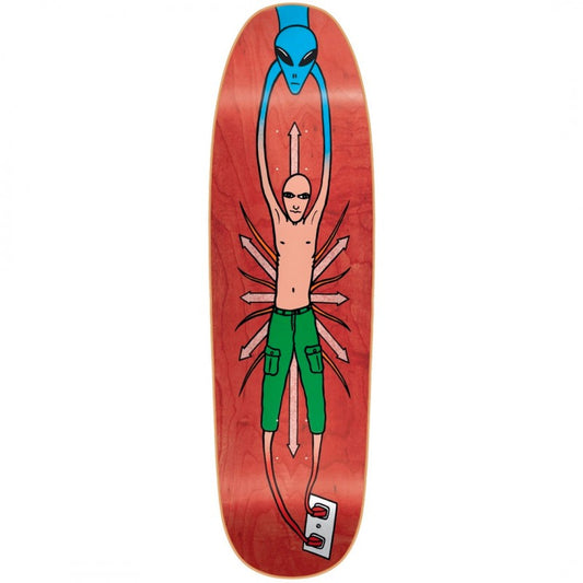 New Deal Mike Vallely Alien Red Skateboard Deck 9.18"