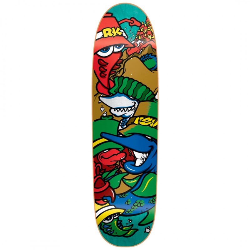 New Deal Ron Knigge Deep Sea Vandals Skateboard Deck 8.6"