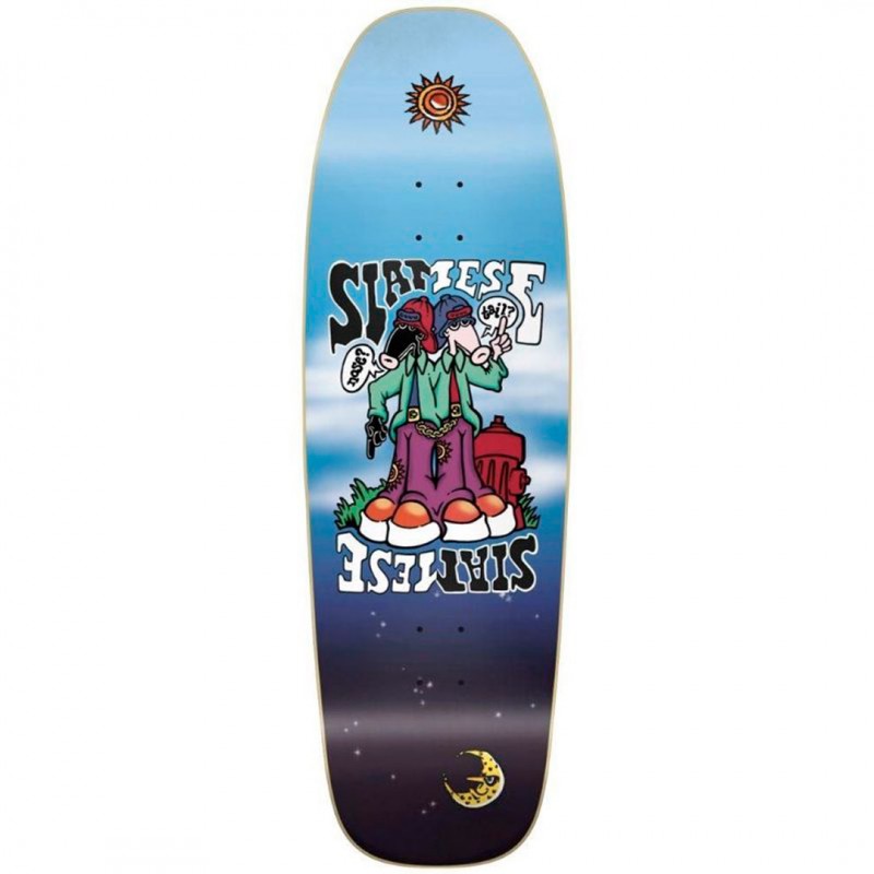 New Deal Siamese Slick Skateboard Deck 9.375"