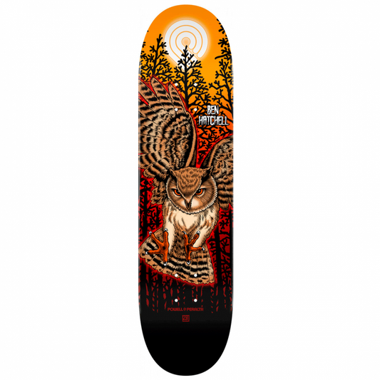 Powell Peralta Ben Hatchell Owl 2 Skateboard Deck 8.25"