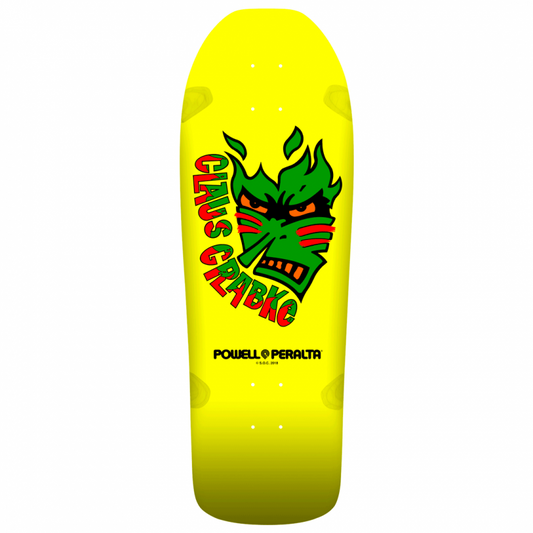 Powell Peralta Claus Grabke Yellow 10.25" Skateboard