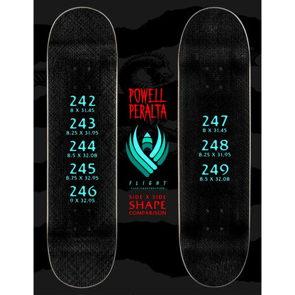 Powell Peralta Flight® Bones Red Skateboard Deck 8.25"