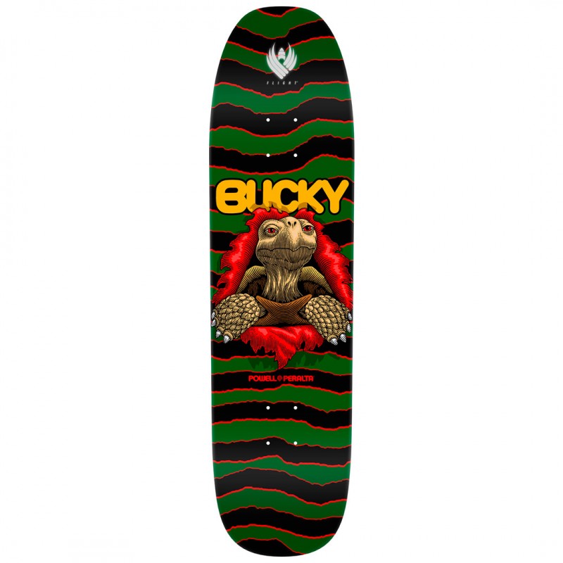 Powell Peralta Flight® Bucky Lasek Tortoise Green Skateboard Deck 8.62"