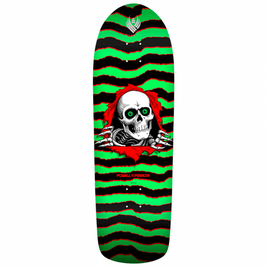 Powell Peralta Flight® Ripper Green Red Skateboard Deck 9.7"