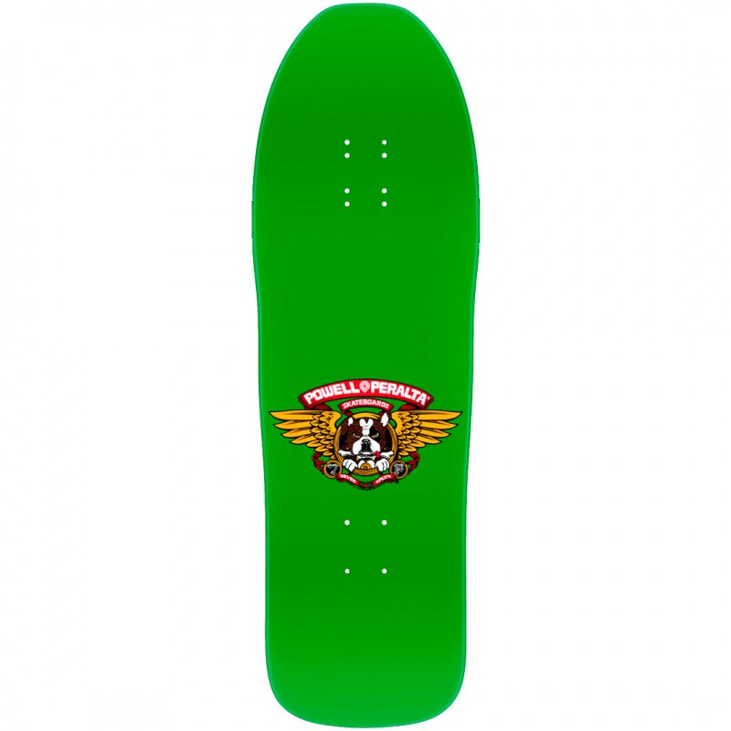 Powell Peralta Frankie Hill Bull Dog Green Skateboard Deck 10"