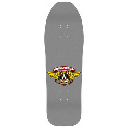 Powell Peralta Frankie Hill Bull Dog Silver Skateboard Deck 10"