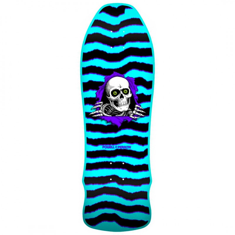 Powell Peralta Geegah Ripper Aqua Skateboard Deck 9.75"