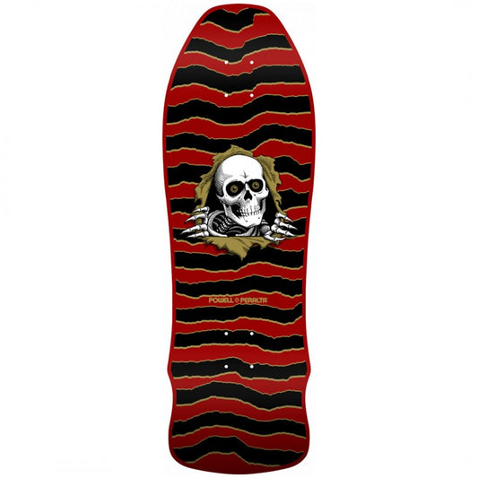 Powell Peralta Geegah Ripper Maroon Skateboard Deck 9.75"