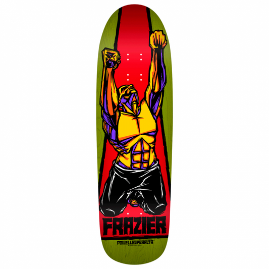 Powell Peralta Mike Frazier Yellow Man Green Skateboard Deck 9.5"