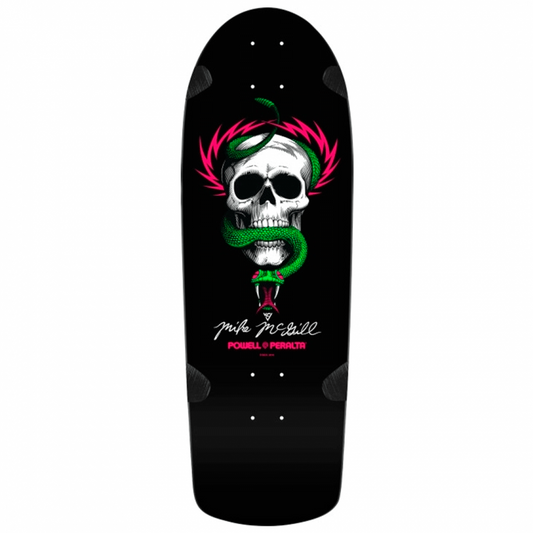 Powell Peralta Mike McGill Skull &amp; Snake Blacklight Skateboard Deck 10"