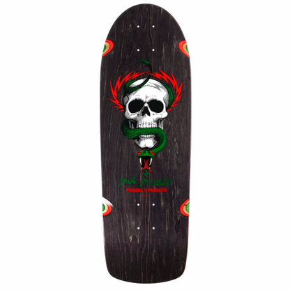 Powell Peralta Mike McGill Skull & Snake Grey Stain Skateboard Deck 10"