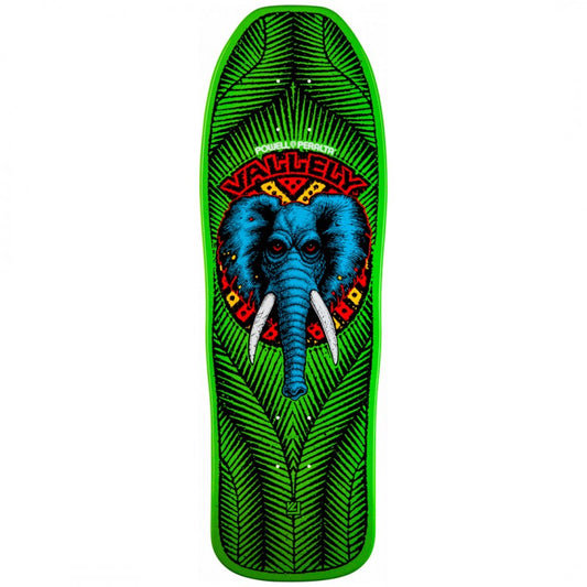 Powell Peralta Mike Vallely Elephant Lime Skateboard Deck 9.85"