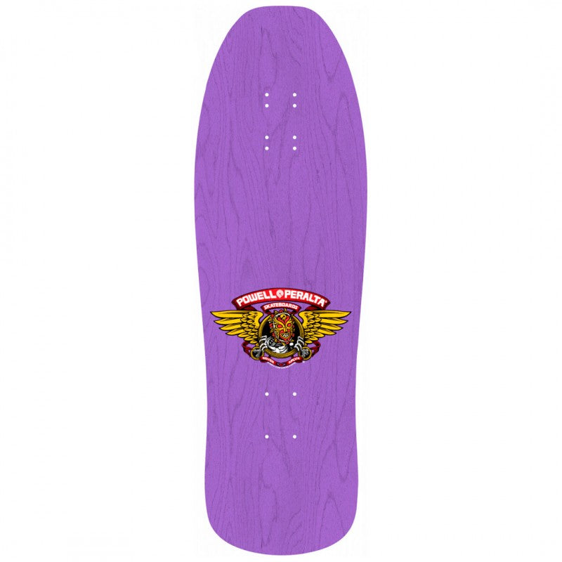 Powell Peralta Nicky Guerrero Mask Purple Skateboard Deck 10"