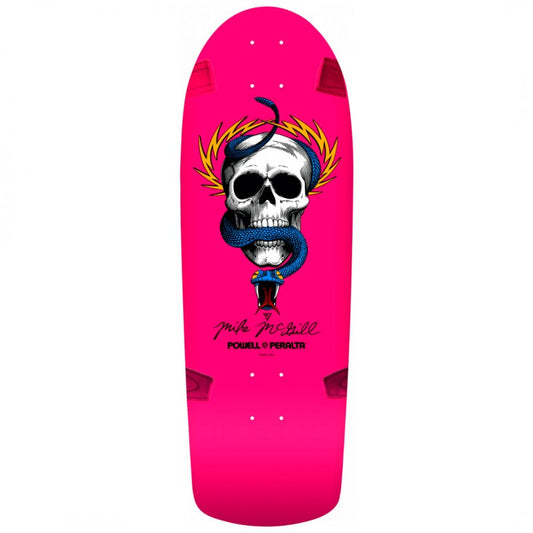 Powell Peralta OG Mike Mcgill Skull & Snake Hot Pink Skateboard Deck 10"