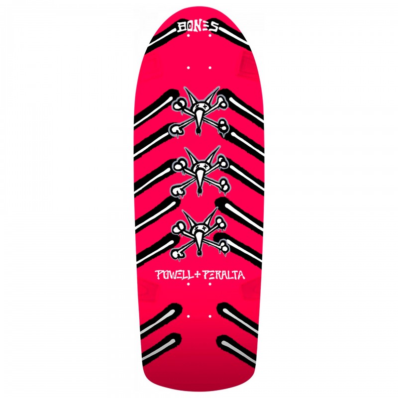 Powell Peralta OG Rat Bones Flower Pink Skateboard Deck 10"