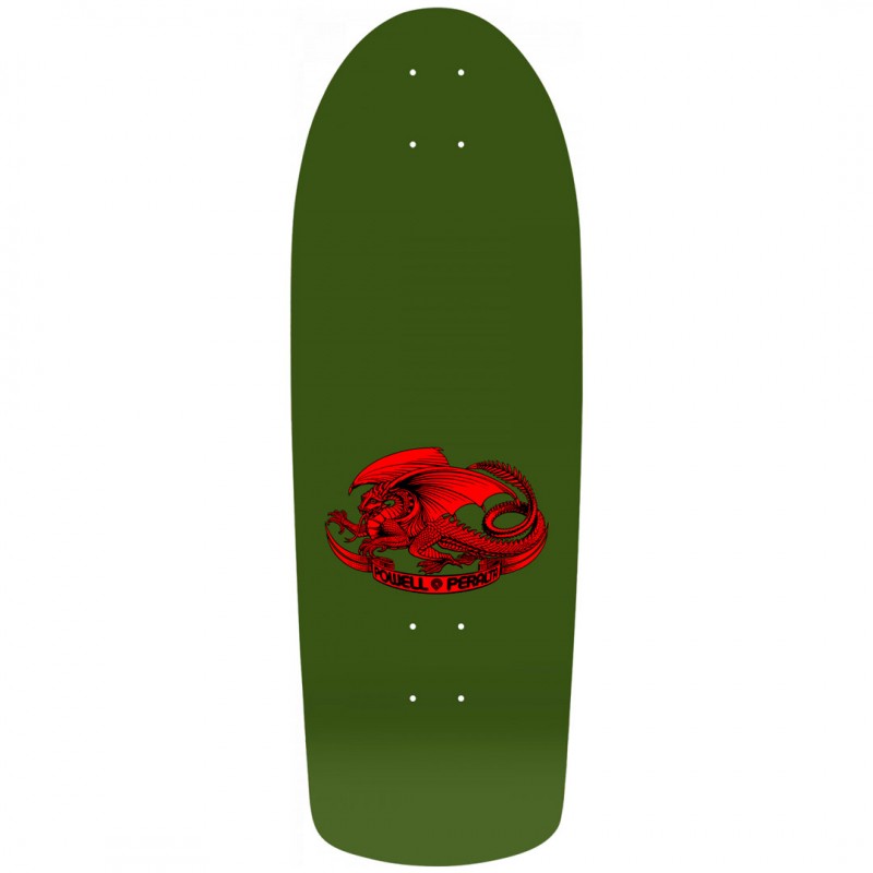 Powell Peralta OG Rat Bones Olive Green Skateboard Deck 10"