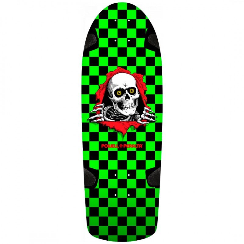 Powell Peralta OG Ripper Checker Green/Black Skateboard Deck 10"