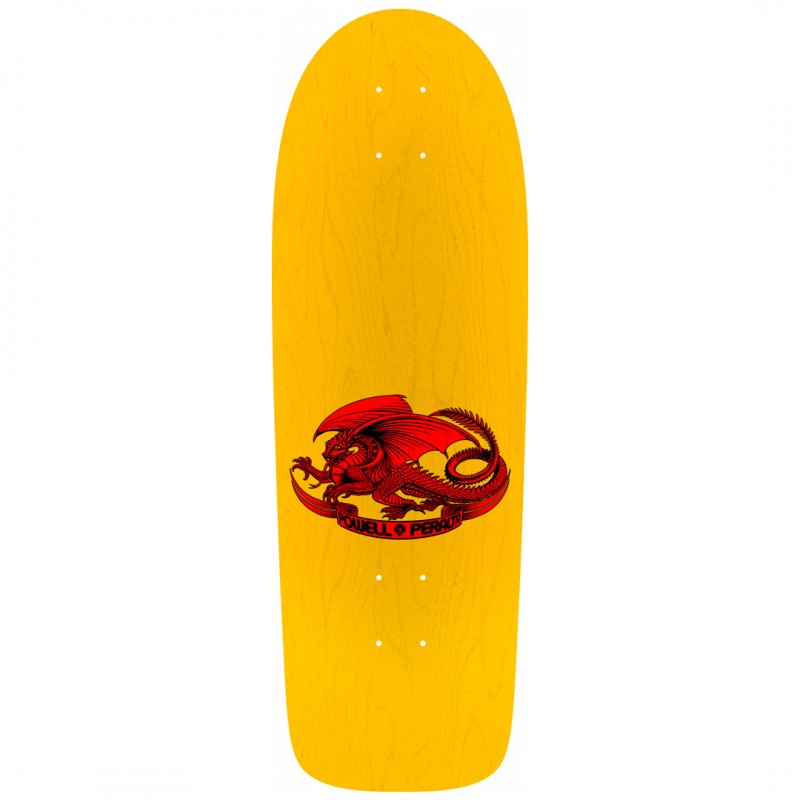 Powell Peralta Ray Rodriguez OG Skull and Sword Yellow Skateboard Deck 10"