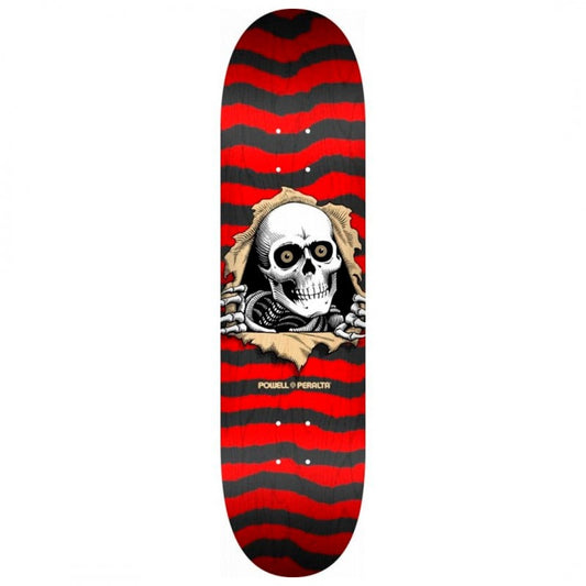 Powell Peralta Ripper Natural Red Skateboard Deck 8.0"