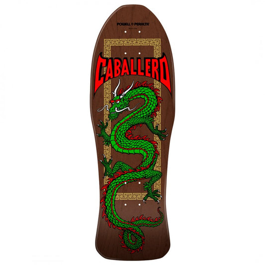 Powell Peralta Steve Caballero Chinese Dragon Brown Stain 10"