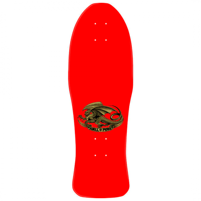 Powell Peralta Steve Caballero Chinese Dragon Red Silver Skateboard Deck 10"