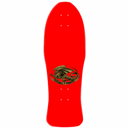 Powell Peralta Steve Caballero Chinese Dragon Red Silver Skateboard Deck 10"