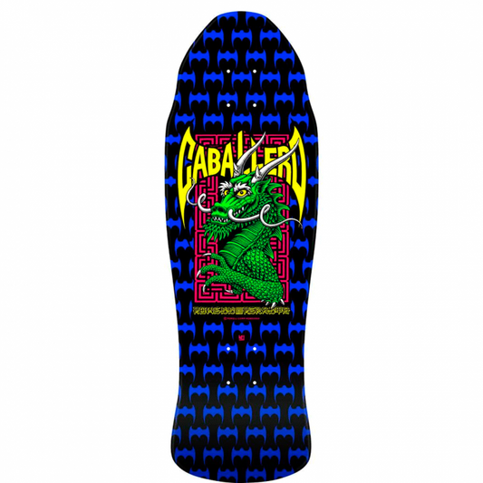 Powell Peralta Steve Caballero Street Black Blue Skateboard Deck 9.625"