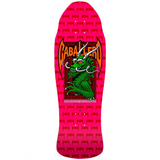 Powell Peralta Steve Caballero Street Hot Pink Skateboard Deck 9.625"