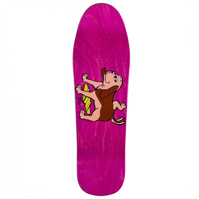 Prime Marc Mckee Pissing Dog Pink Skateboard Deck 9.5"