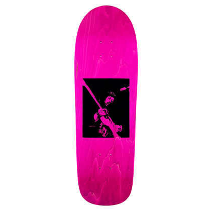 Prime Ron Chatman Hendrix Flocked Pink Stain Skateboard Deck 9.875”