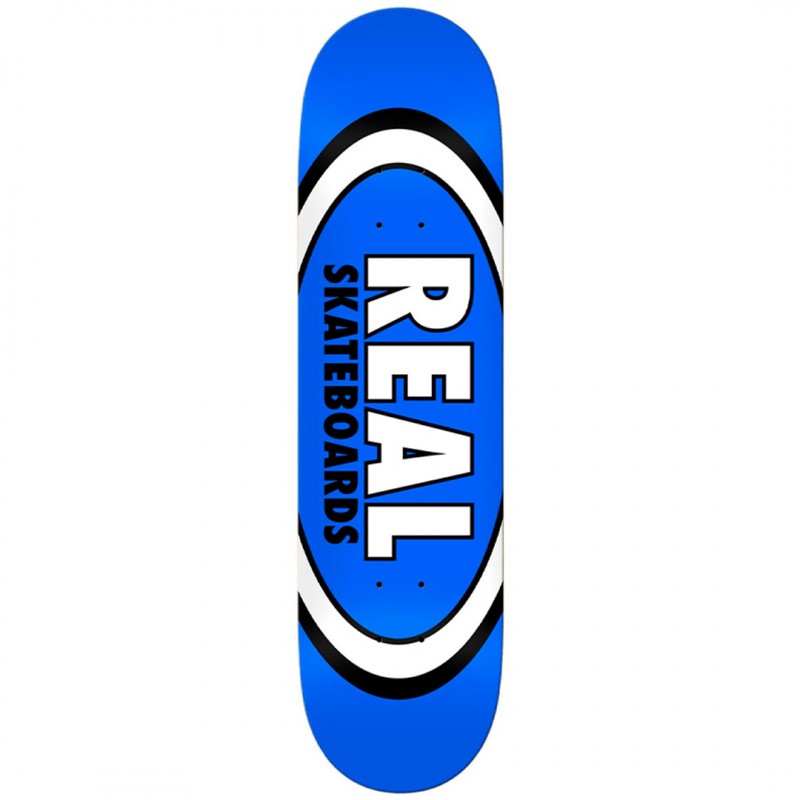 Real Classic Oval Blue Skateboard Deck 8.5"