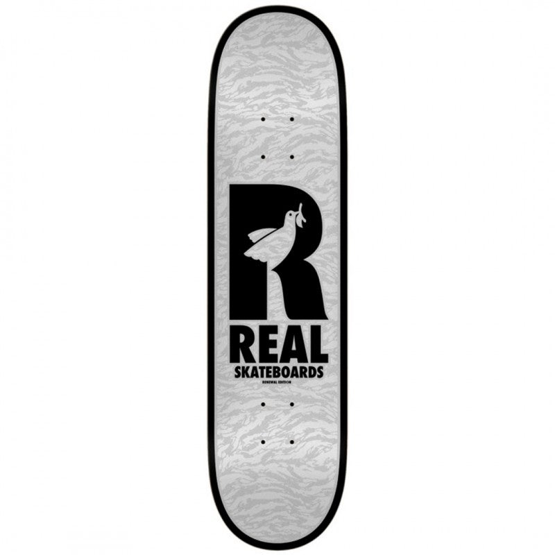 Real Renewal Doves Grey Skateboard Deck 8.25"