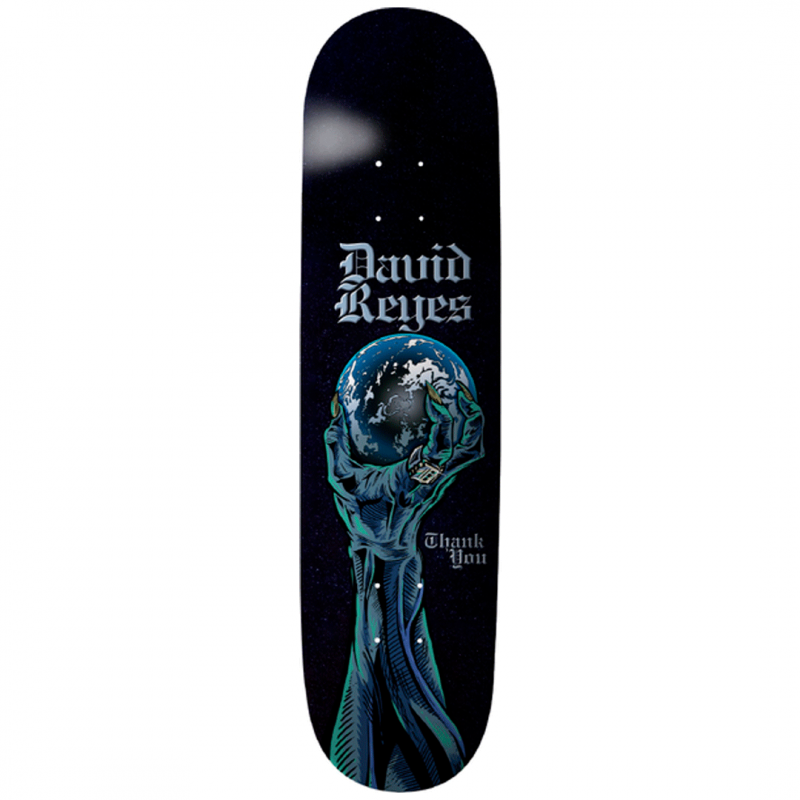 Thank You David Reyes Clutches Skateboard Deck 8.5"