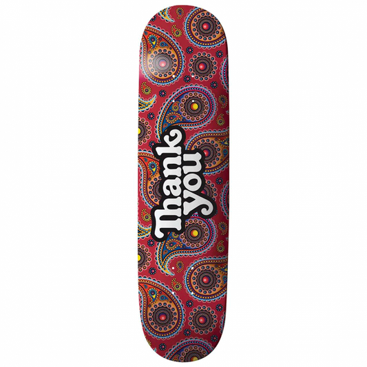 Thank You Paisley Logo Skateboard Deck 8.38"