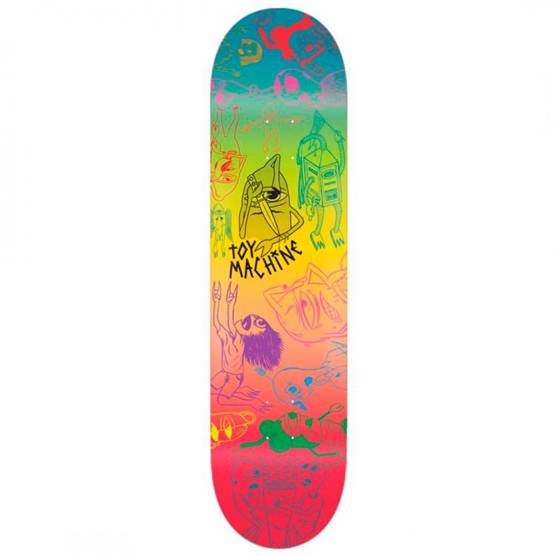 Toy Machine Characters II Skateboard Deck 8.0"