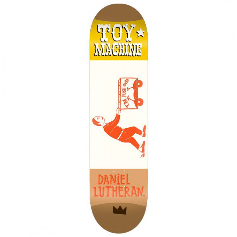 Toy Machine Daniel Lutheran Kilgallen Skateboard Deck 8.38"