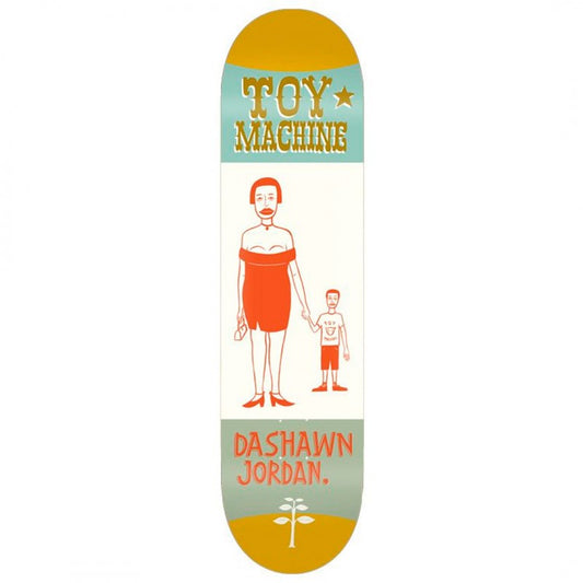 Toy Machine Dashawn Jordan Kilgallen Skateboard Deck 8.25"