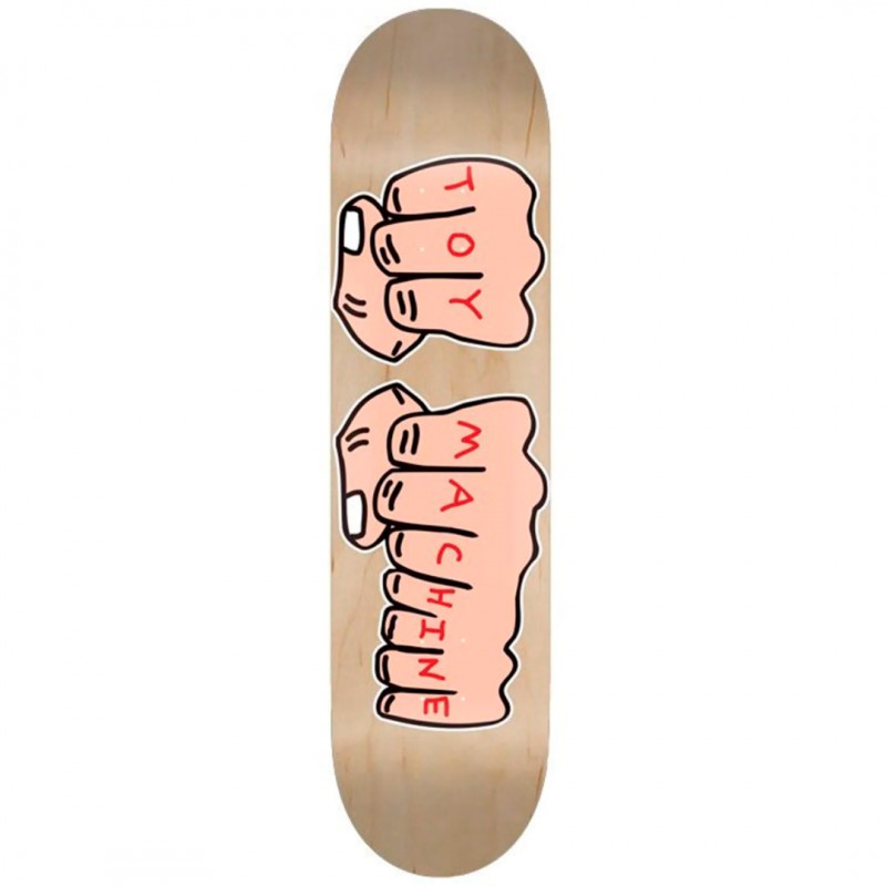 Toy Machine Fists Skateboard Deck 8.0"