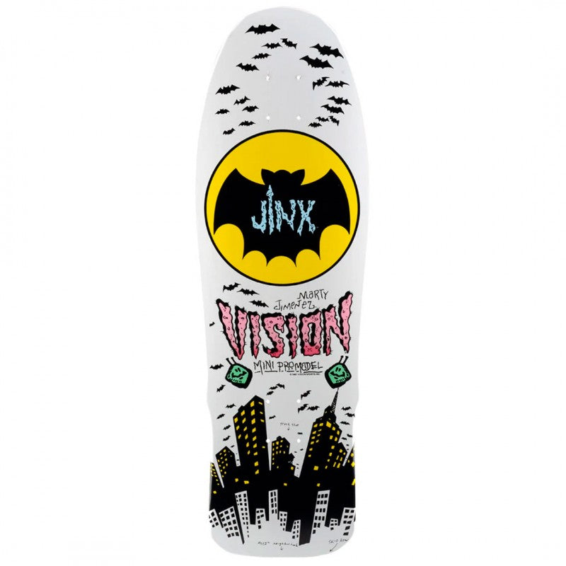 Vision Jinx Mini White Skateboard Deck 9.5