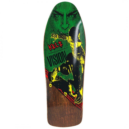 Vision Kele Rosecran Brown Stain Skateboard Deck 9.75"