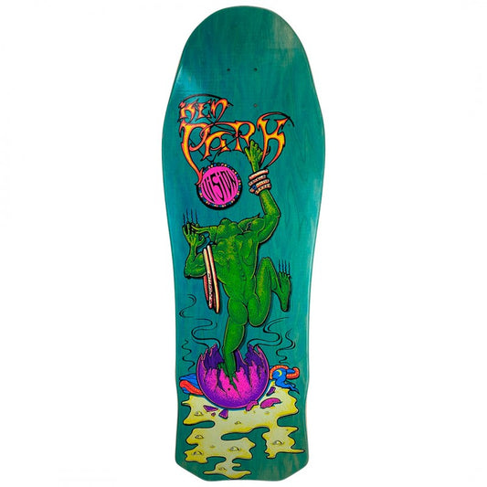 Vision Ken Park III Turquoise Stain Skateboard Deck 10"